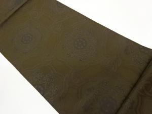 華文模様織出し全通洒落袋帯